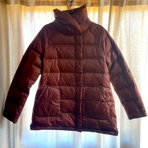 Carve Designs Burnt Orange Stylish Down Jacket Size L